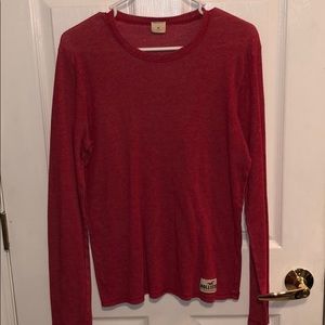 Red Hollister long sleeve t shirt